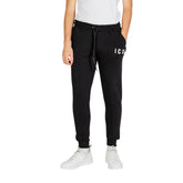 Icon Black And White Cotton Joggers Workout Pant -   -  Icon.
